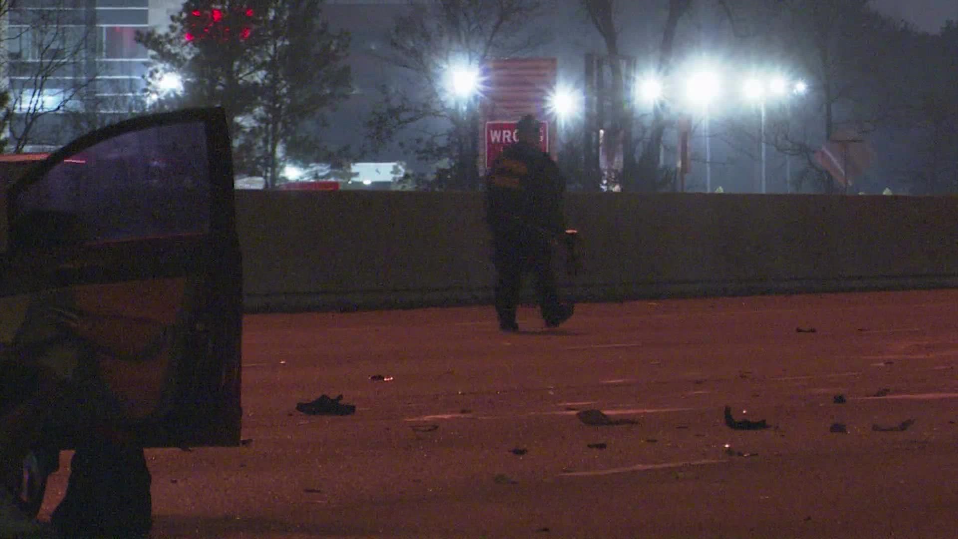 A mother was killed in a crash on the Eastex Freeway Sunday night, according to Houston police.