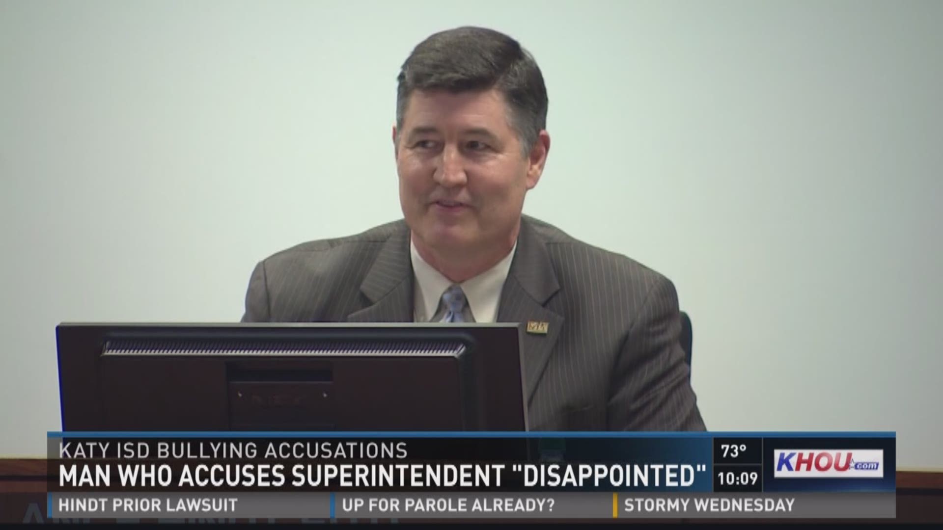 Greg Gay, the man who accused Superintendent Lance Hindt of being a bullying, says he wants more accountability from Katy ISD and the superintendent