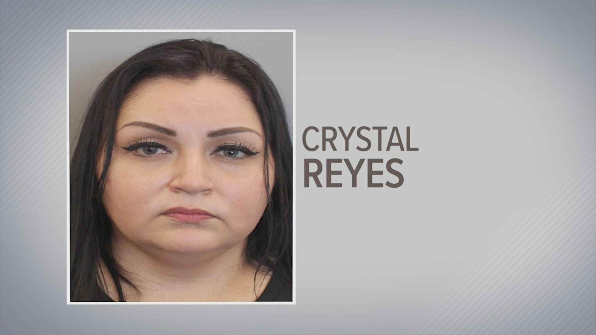 Houston police said Crystal Reyes was eventually pulled over after nearly crashing into an HPD patrol vehicle.