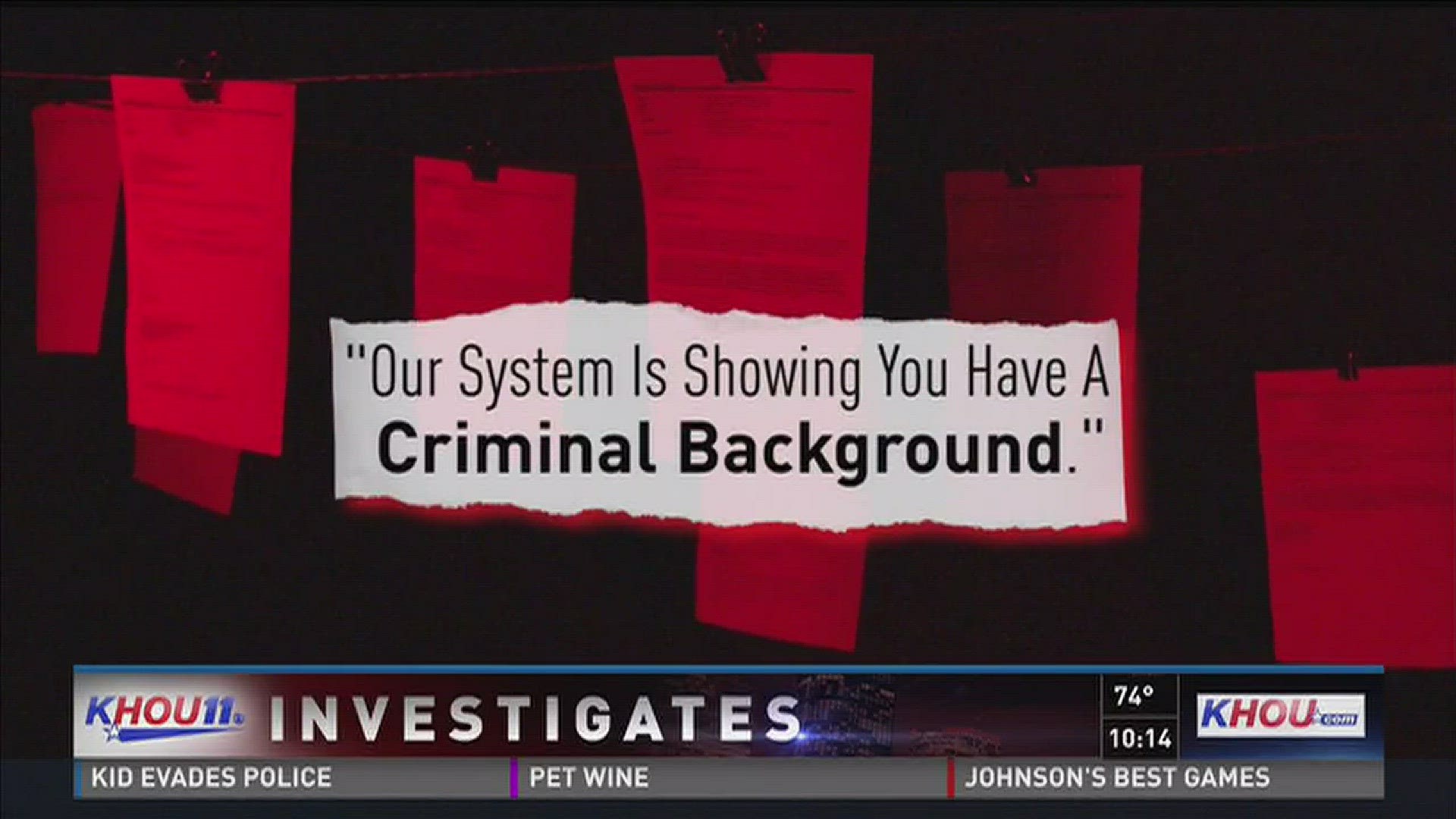 What happens when your background check isn't really you?