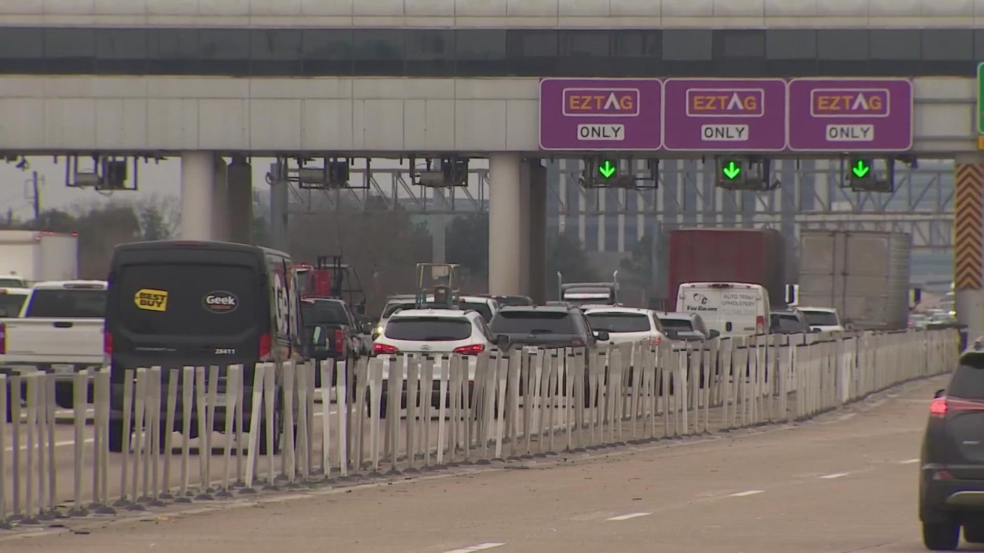 Drivers will save 10 percent on toll roads that are managed by the Harris County Toll Road Authority, including the Sam Houston and Westpark tollways.