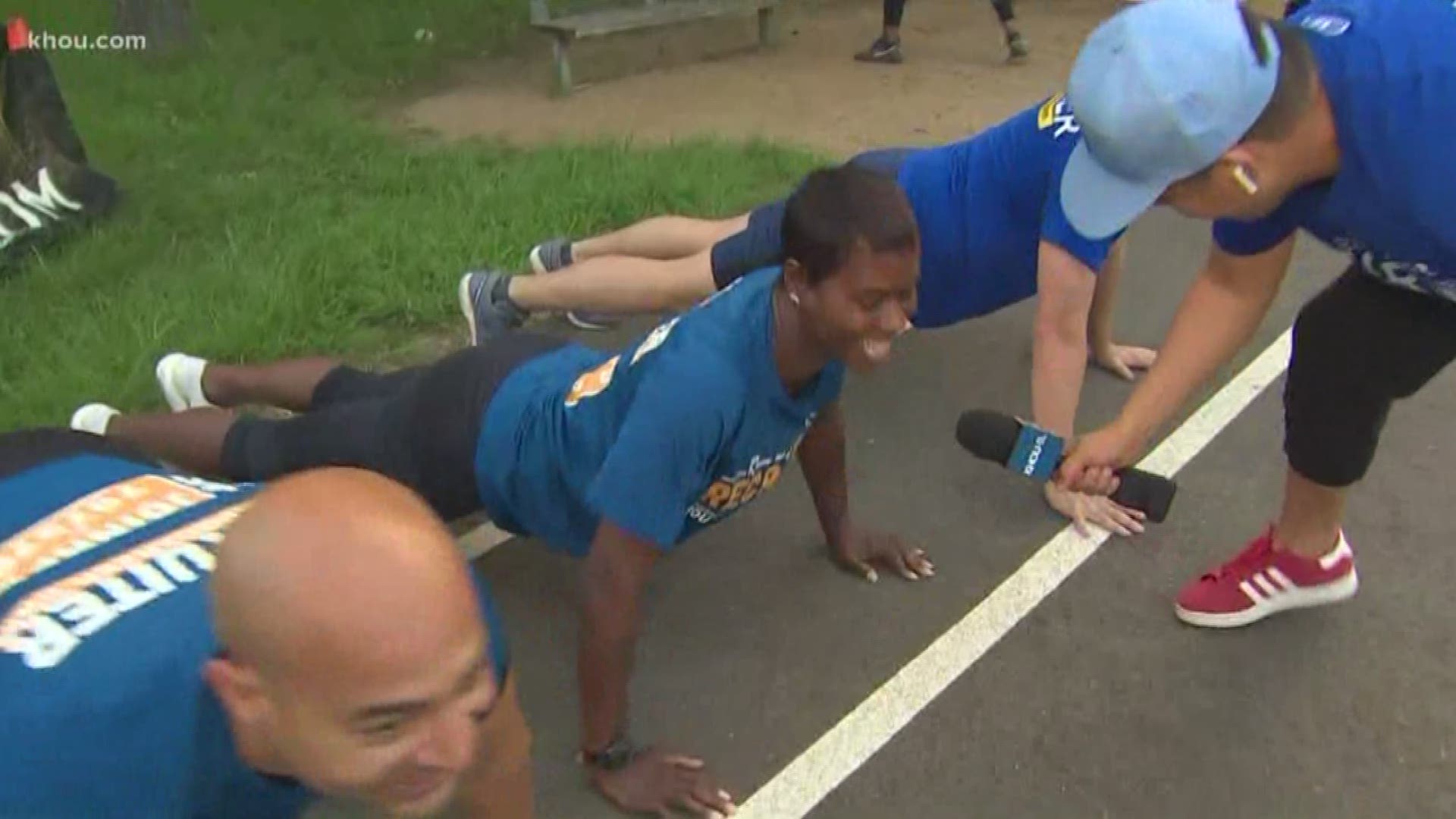 Ever wonder what it takes to become a Houston police officer? Well now you can put your body through the test with the police academy. Everyone is invited to take the physical agility test and see if they have what it takes to join the academy. Ruben Galvan has more.