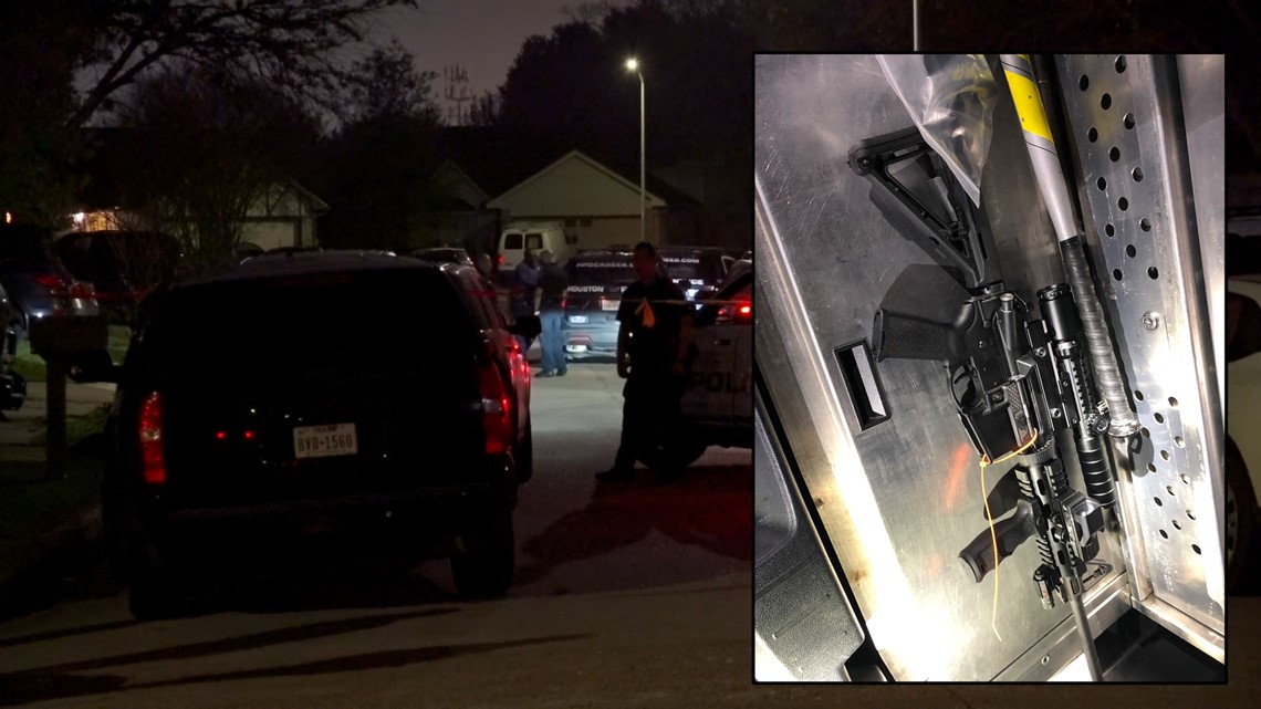 Petugas polisi Houston menembaki pria bersenjatakan senapan