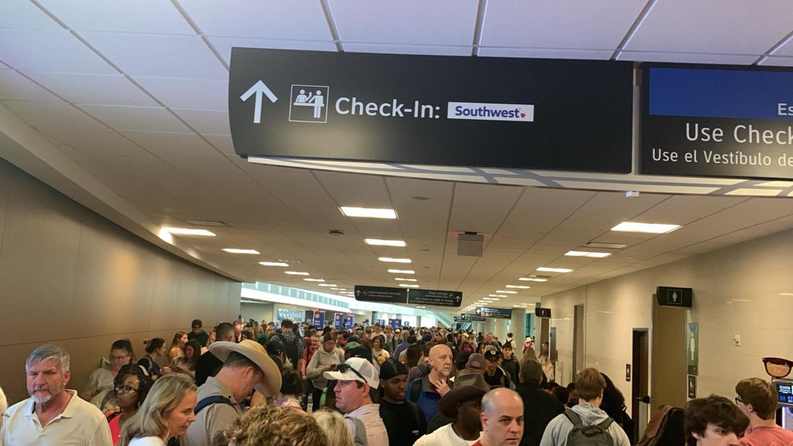 Hobby Airport reports 3-hour or more wait times to get through security checkpoint amid spring break travel "We appreciate your patience and understanding as our partners work to maintain the safety of all passengers," the airport said on social media.