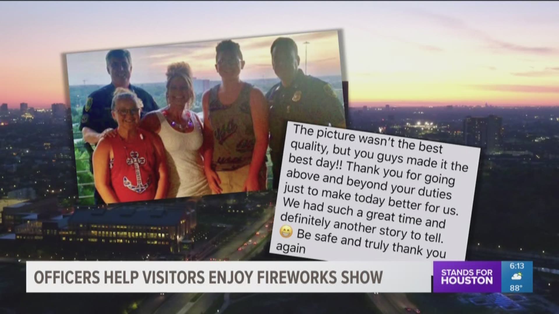 A lot of people were disappointed that Freedom Over Texas was washed out on the Fourth of July. That includes a family who drove from Missouri to attend the festival.