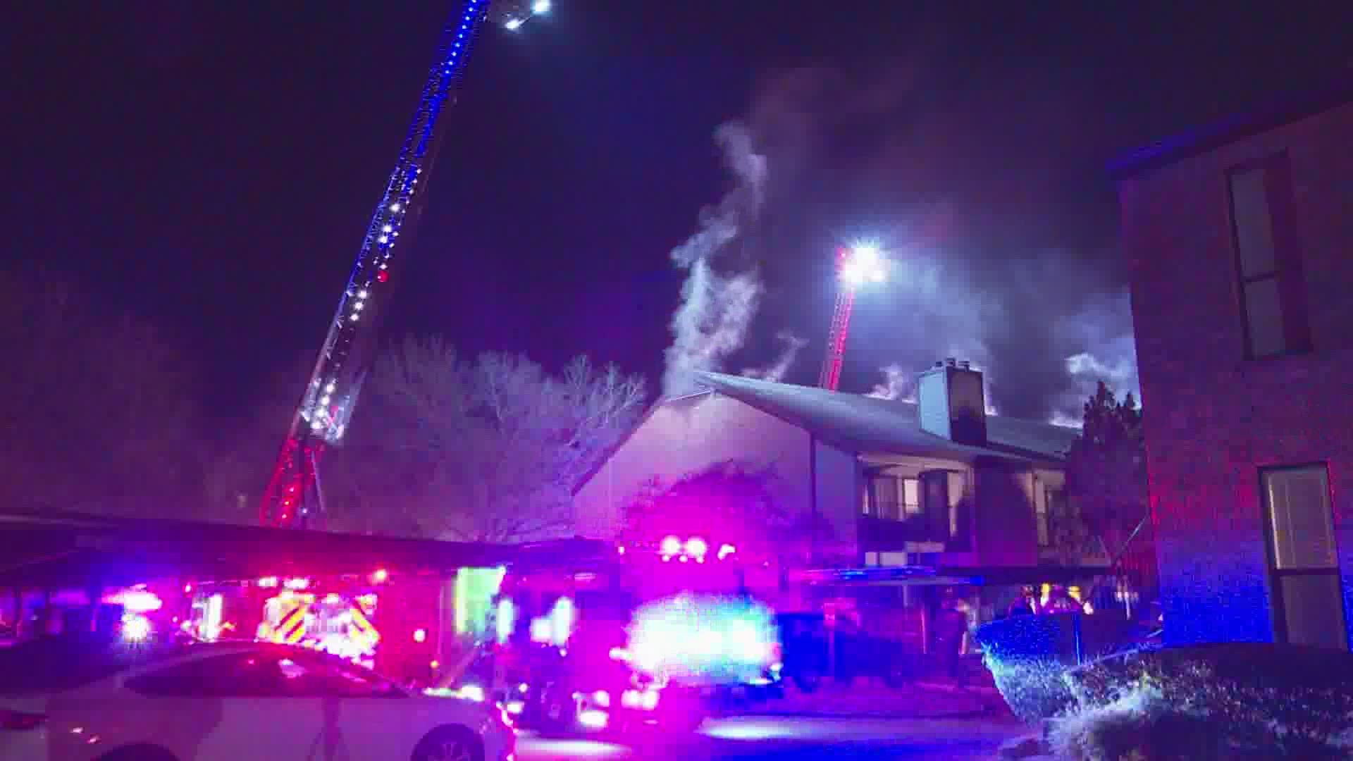 Nearly 30 residents lost their homes Friday night after an apartment fire in north Harris County. The cause of the fire was due to improperly discarded charcoal.