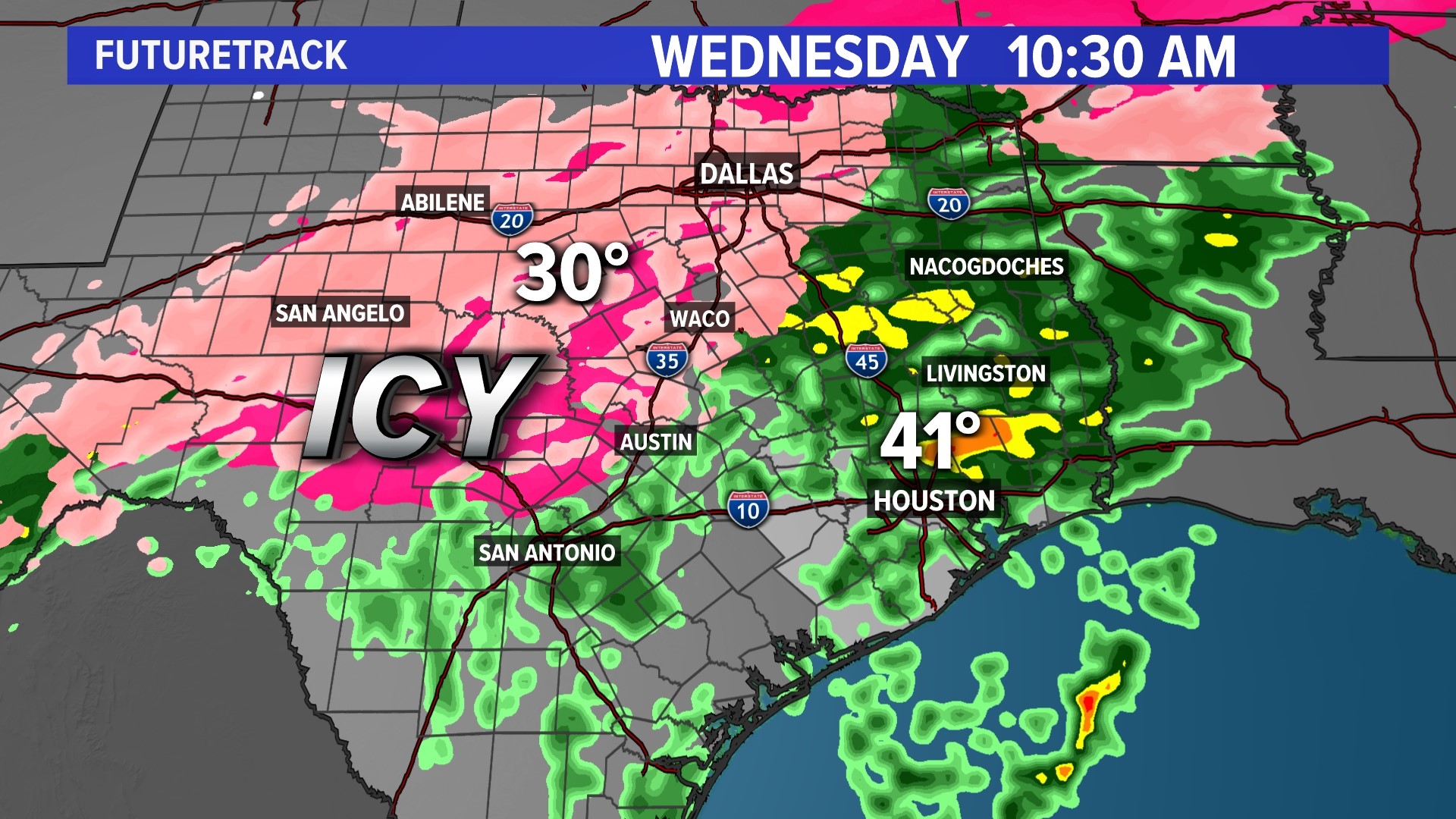 Winter Storm Texas Ice event unfolding for millions of Texans