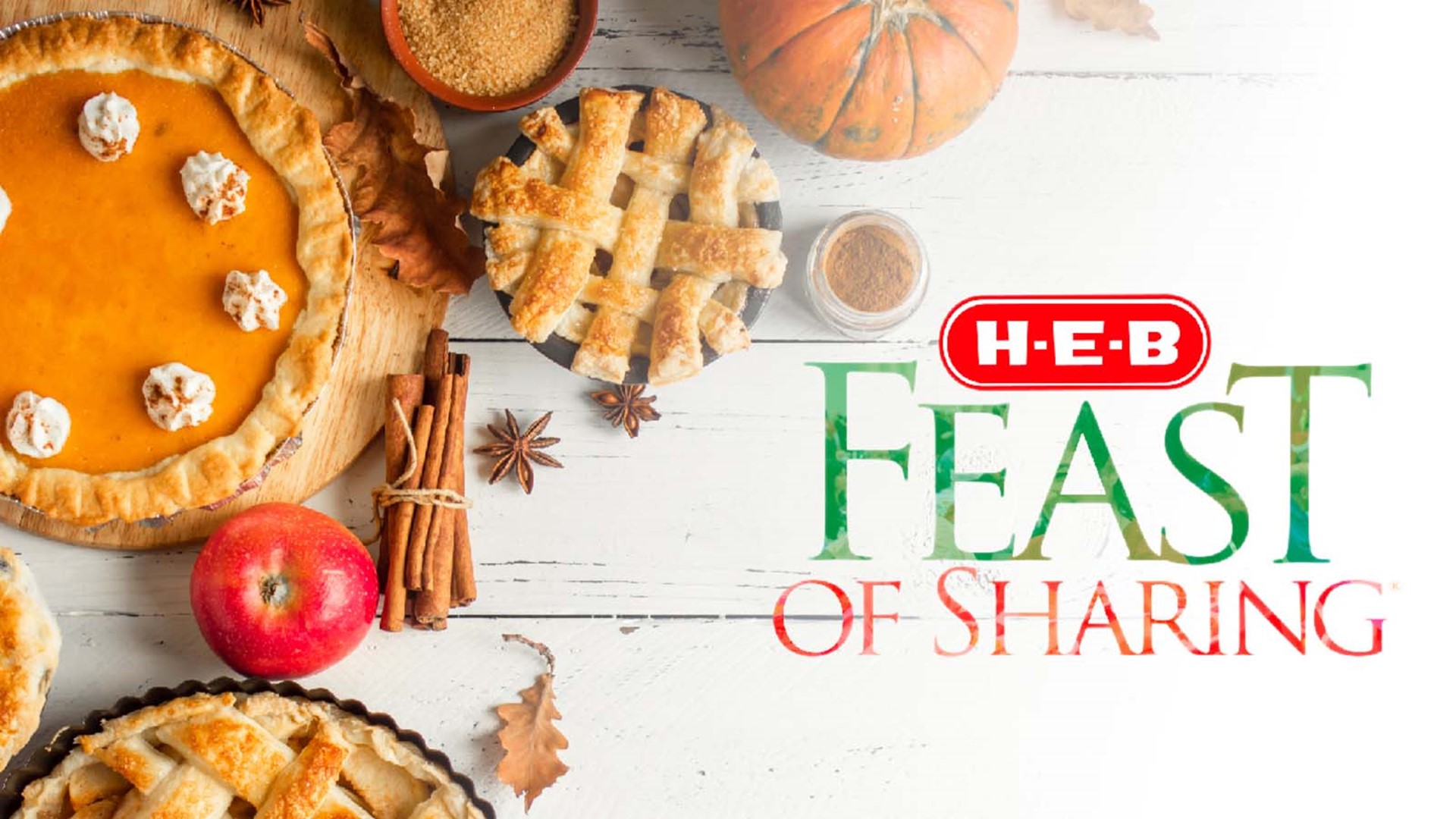 HEB Feast of Sharing Free holiday meals