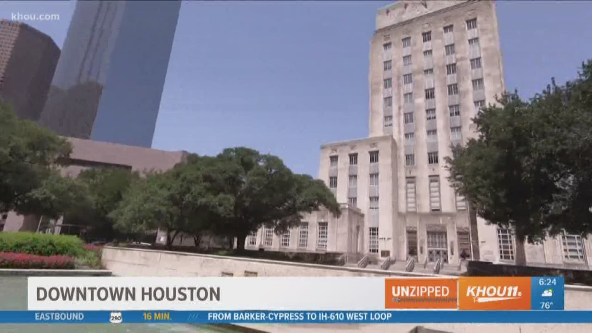 The City of Houston is about to turn 182 years old. She doesn't look a day over 90!  To celebrate Sherry has a special Unzipped segment in downtown H-Town where it all got started.