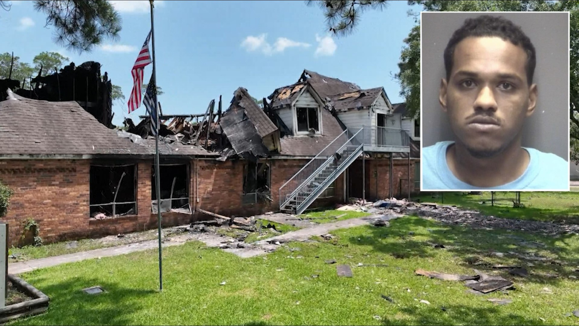 Investigators said they figured out that 24-year-old Tyrese Travon Samuel had been stealing from the church two days after the fire was set.