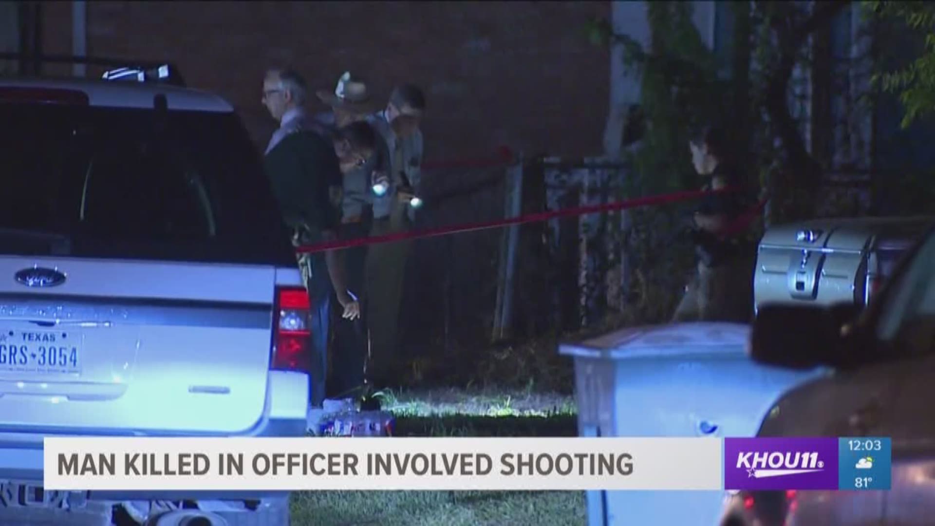 One man is dead after being shot during an officer-involved shooting in Galveston overnight.