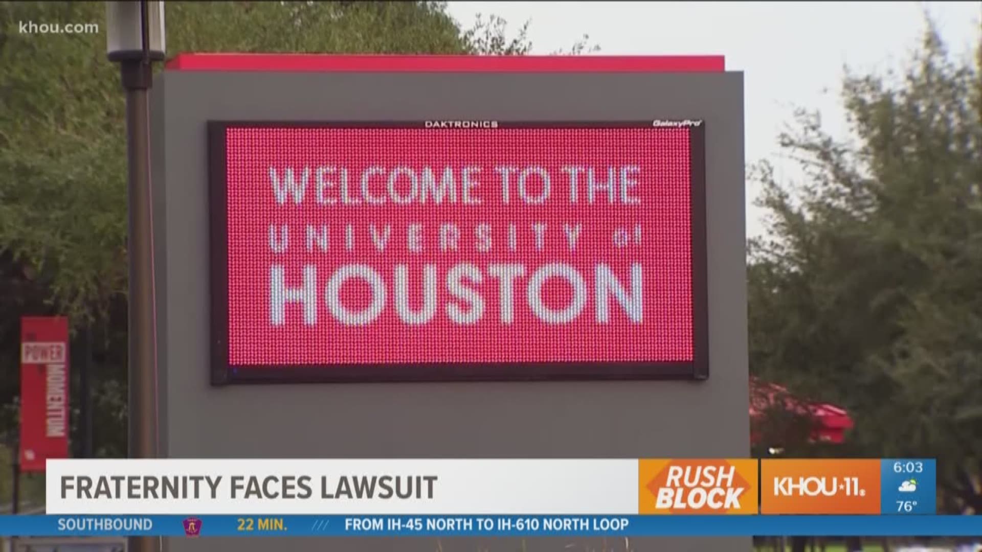 A former fraternity pledge at the University of Houston is suing Pi Kappa Alpha fraternity, along with more than two dozen individuals in connection with alleged hazing in 2016.