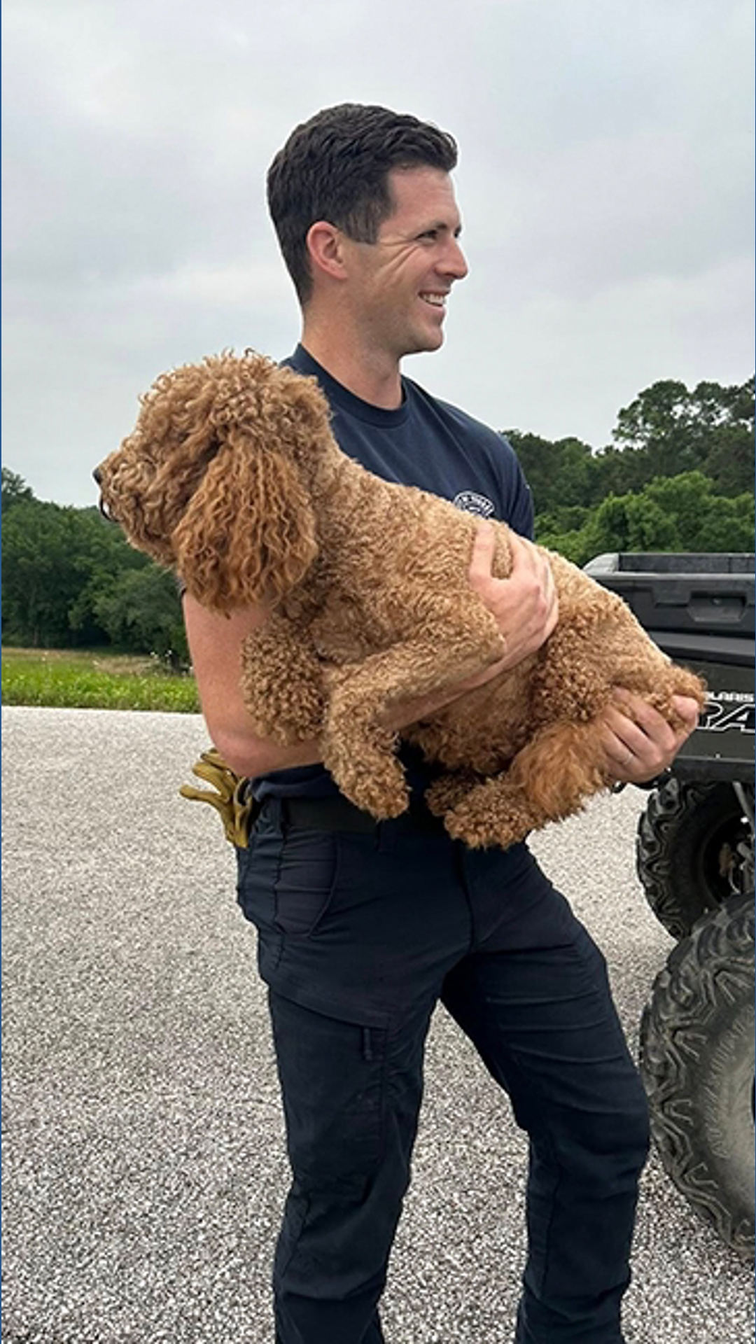 Firefighters rescue stranded dog | khou.com