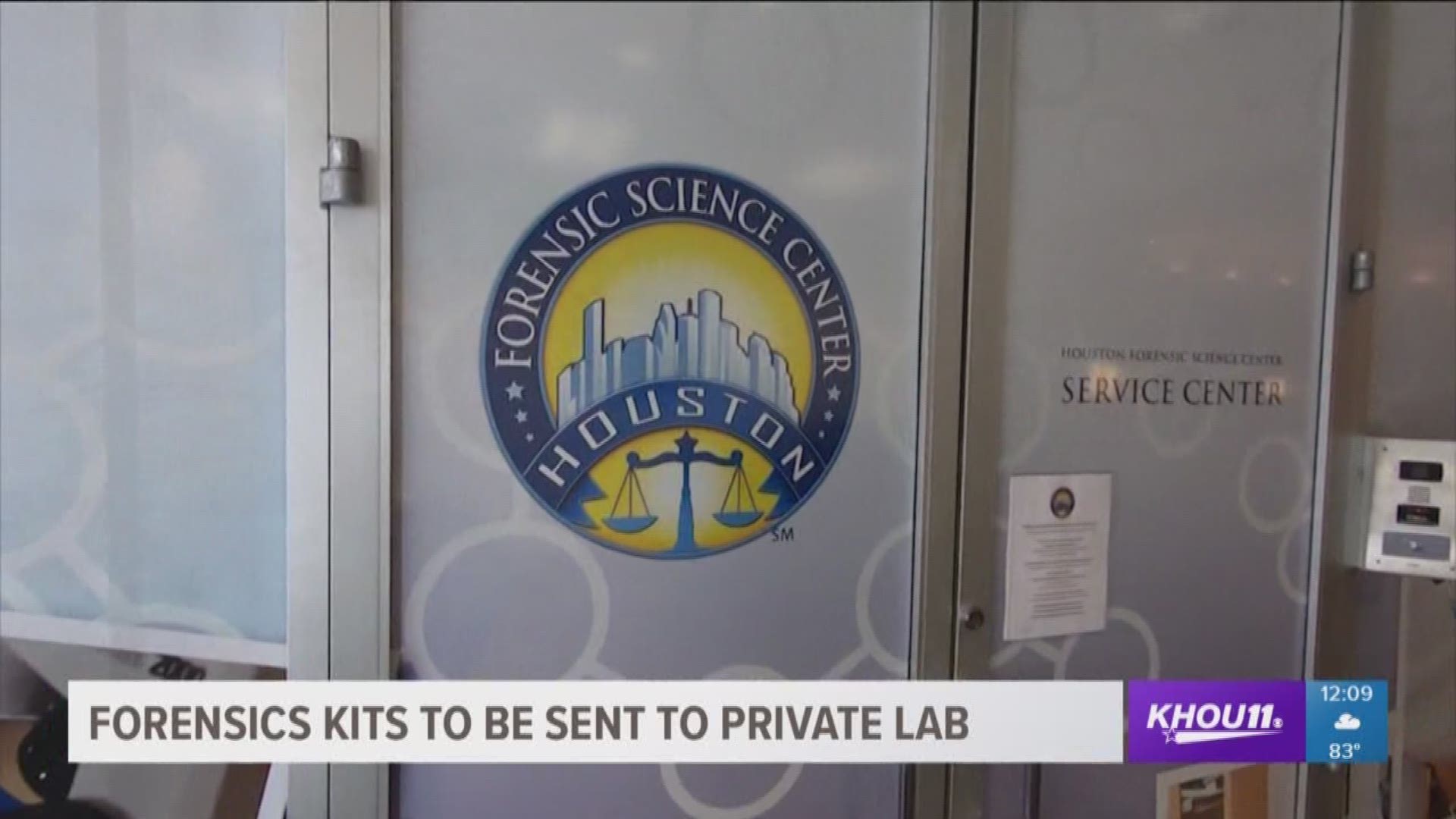 The Houston Forensic Science Center is working to eliminate their backlog by temporary utilizing a private laboratory for DNA testing.