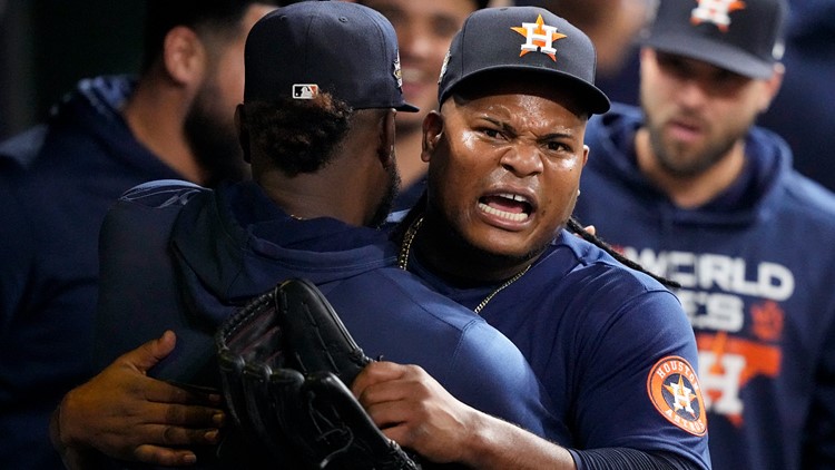 The story behind Framber Valdez's fan-made Astros shirt