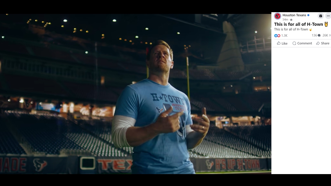 Watch the Houston Texans 2024 hype video with JJ Watt