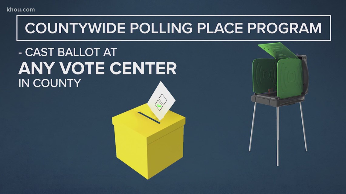 Which Texas counties are participating in vote centers? | khou.com