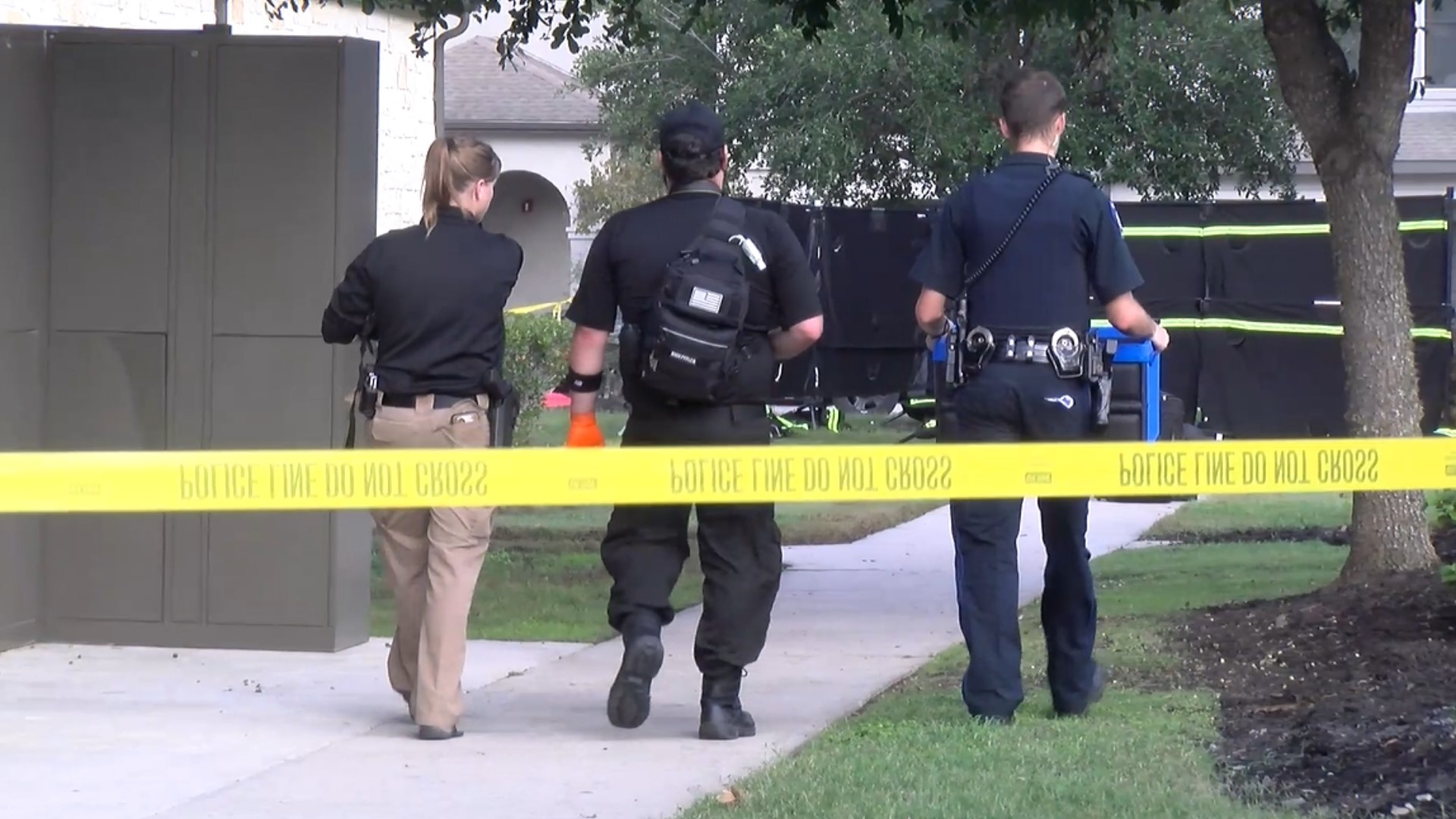 Talat Jehan Khan, 52, died from multiple stab wounds at the Alys Apartments on Mansion's View Dr., Conroe police said.