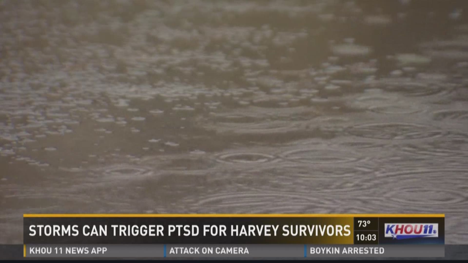 For many victims of Hurricane Harvey, storms can spark painful memories that lead to anxiety and depression; many on social media are calling it Harvey PTSD. 