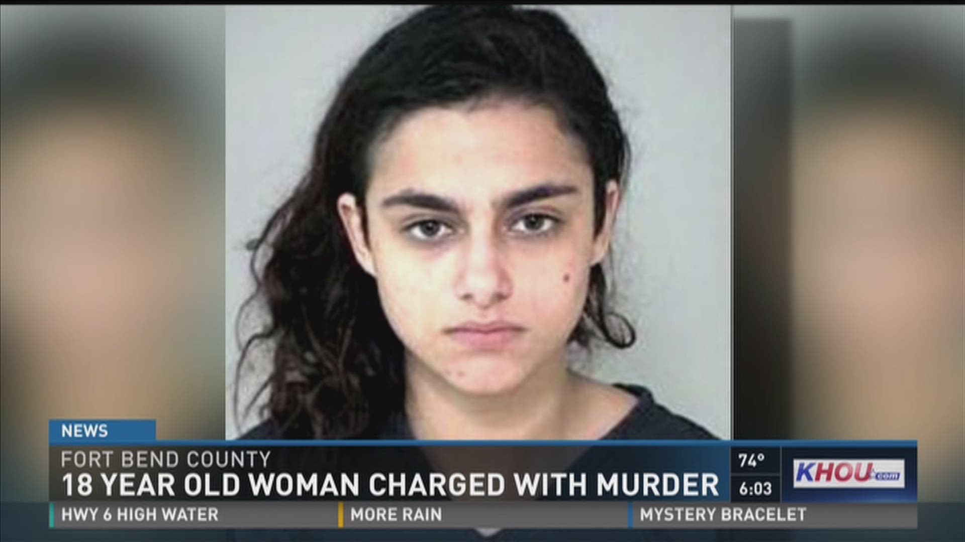 An 18-year-old woman was arrested and charged with murdering a man at a Cinco Ranch home in March.
