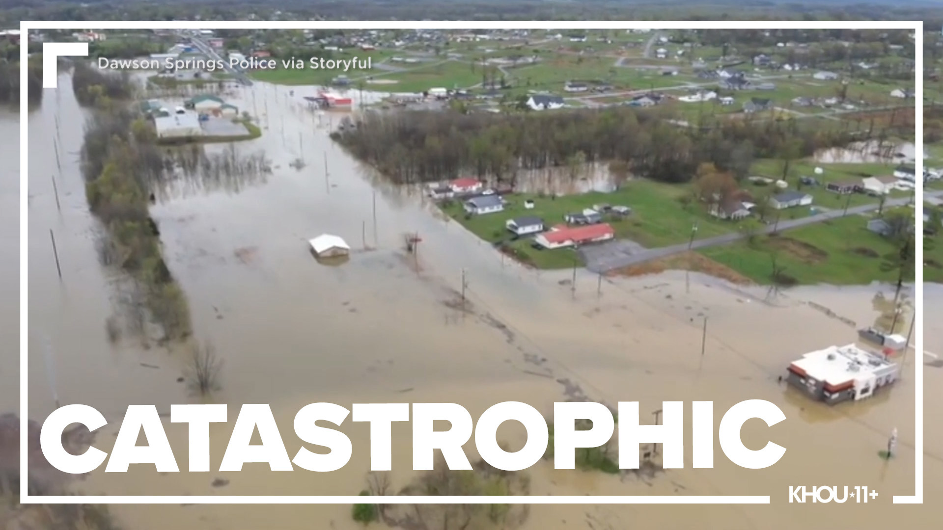 Devistation Examples Kentucky flood crisis: Drone video shows devastation | khou.com