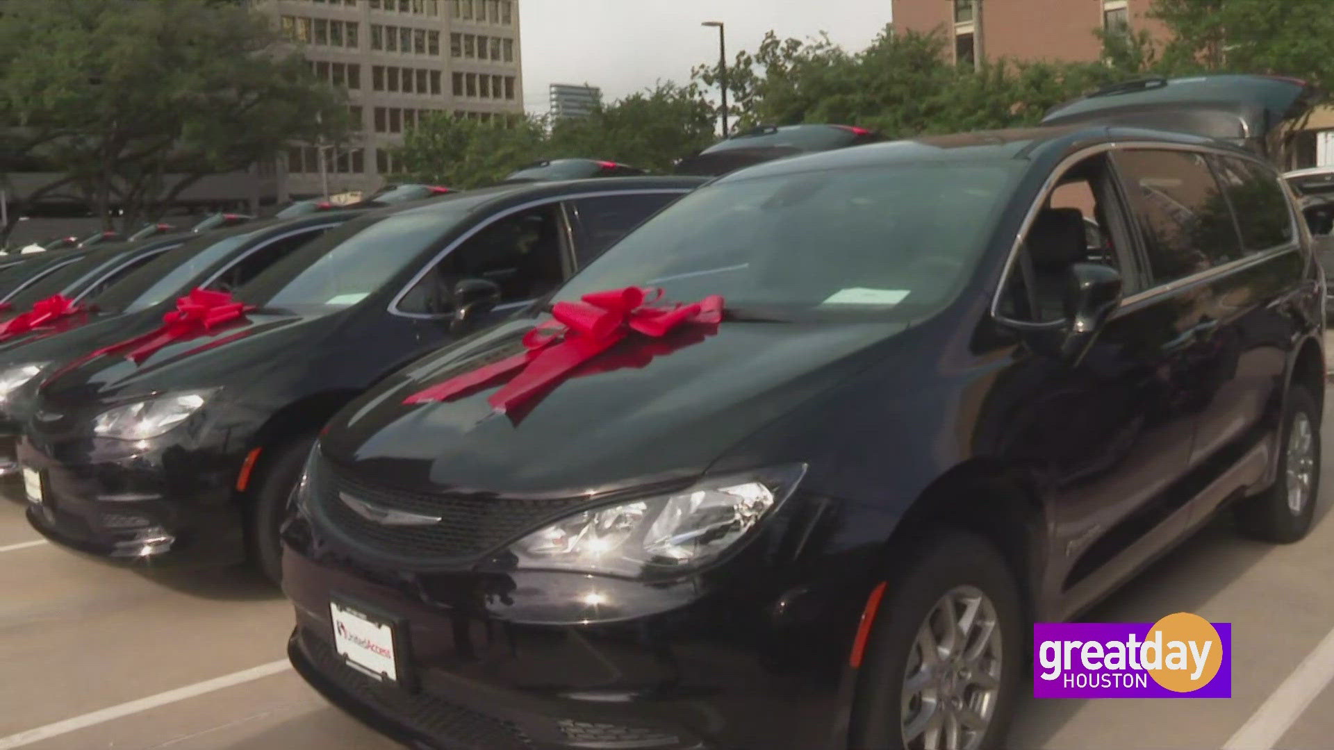 Houston Children's Charity has been improving lives since 1996. Today, they're making history by handing out specially equipped vans to 66 families.  