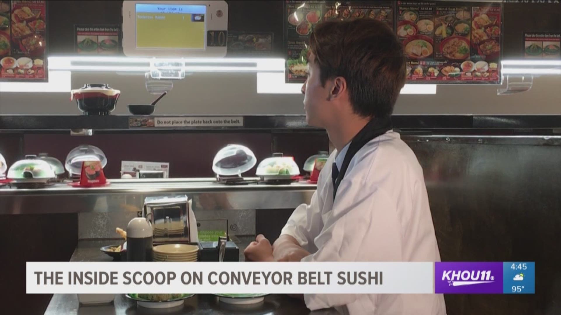 Conveyor belt sushi, popular worldwide, has arrived in Houston with Kura Revolving Sushi Bar.