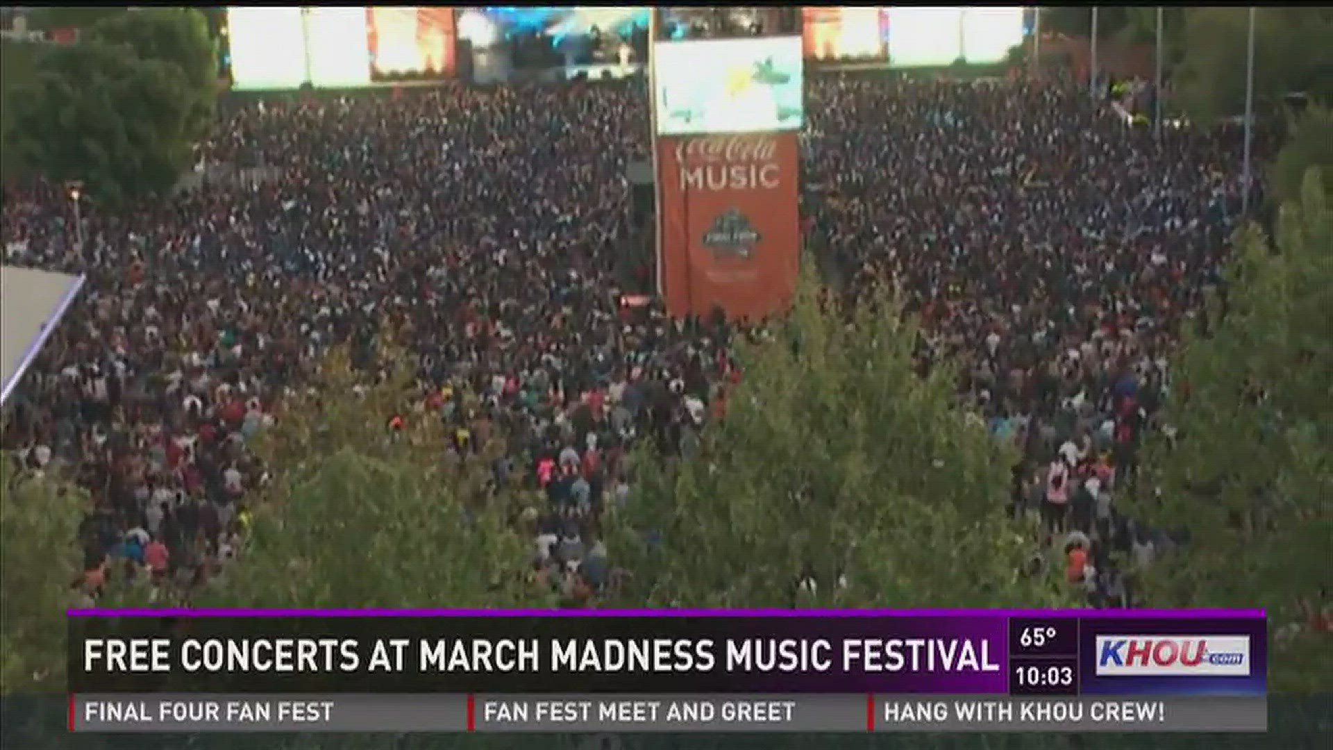 By 7 p.m. Saturday the gates were closed at the downtown March Madness Music Festival due to the mass amount of fans present. Officials said they were at capacity and the gates would not open again for the rest of the night.