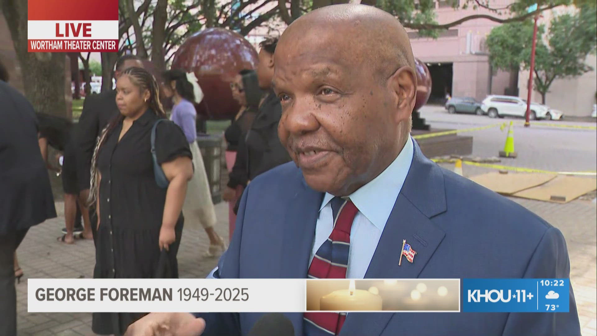 KHOU 11's Jason Miles caught up with George Foreman's brother as Houston celebrated his life.