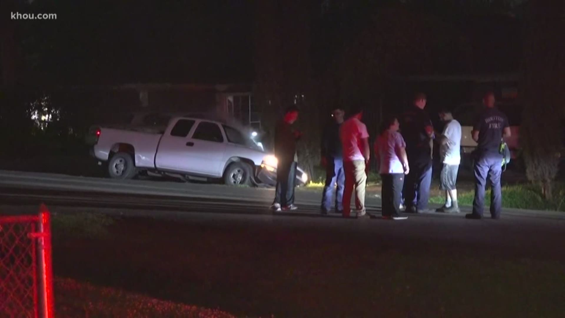 A group of people tried to stop a man from burglarizing cars.  One of those citizens was shot in the foot.