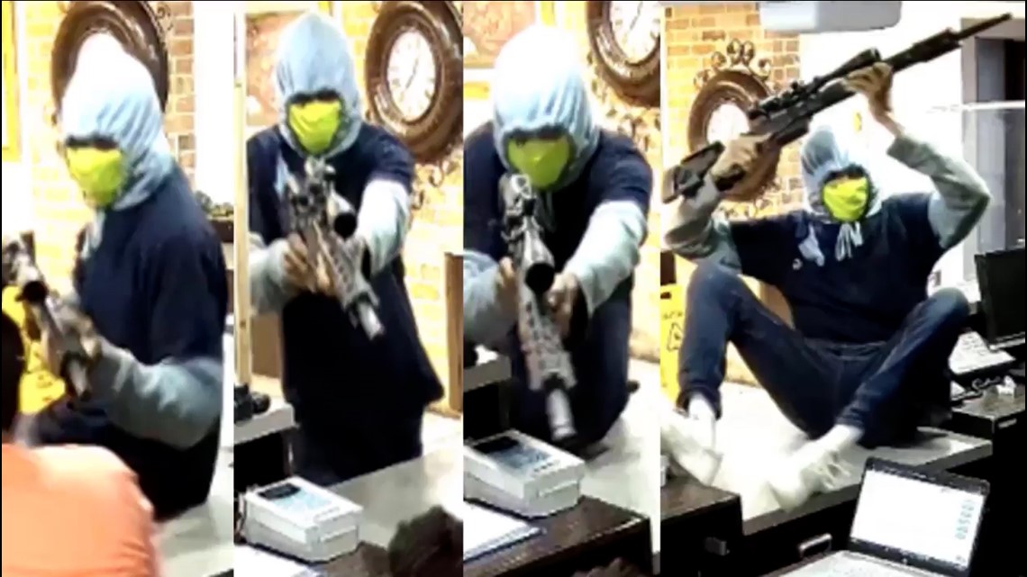 Video: Man tries to rob Houston hotel with rifle, police say - Vimarsana News