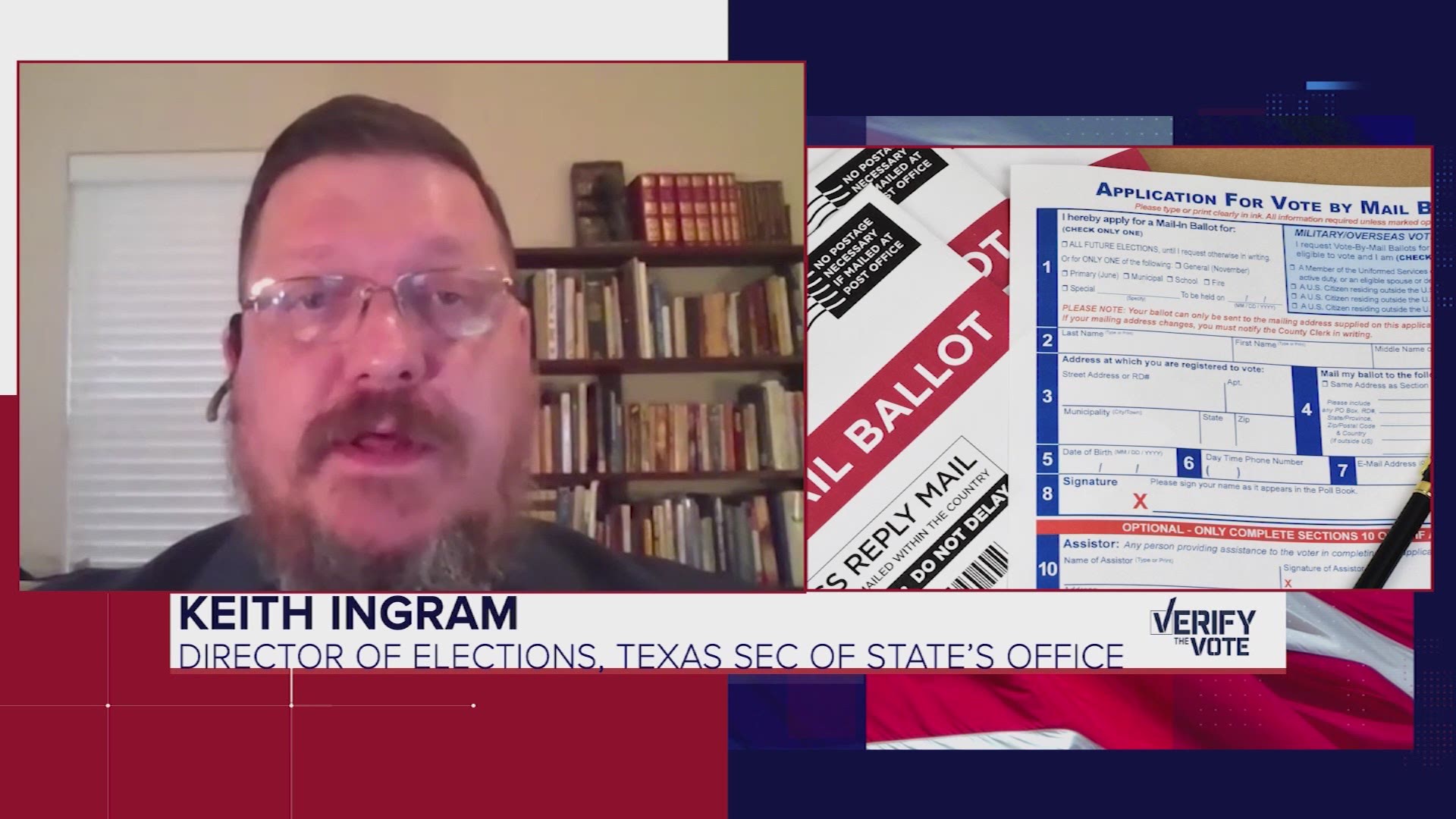 We went to the Director of Elections for the Texas Secretary of State’s Office, Keith Ingram, to get answers to your questions about voting deadlines.
