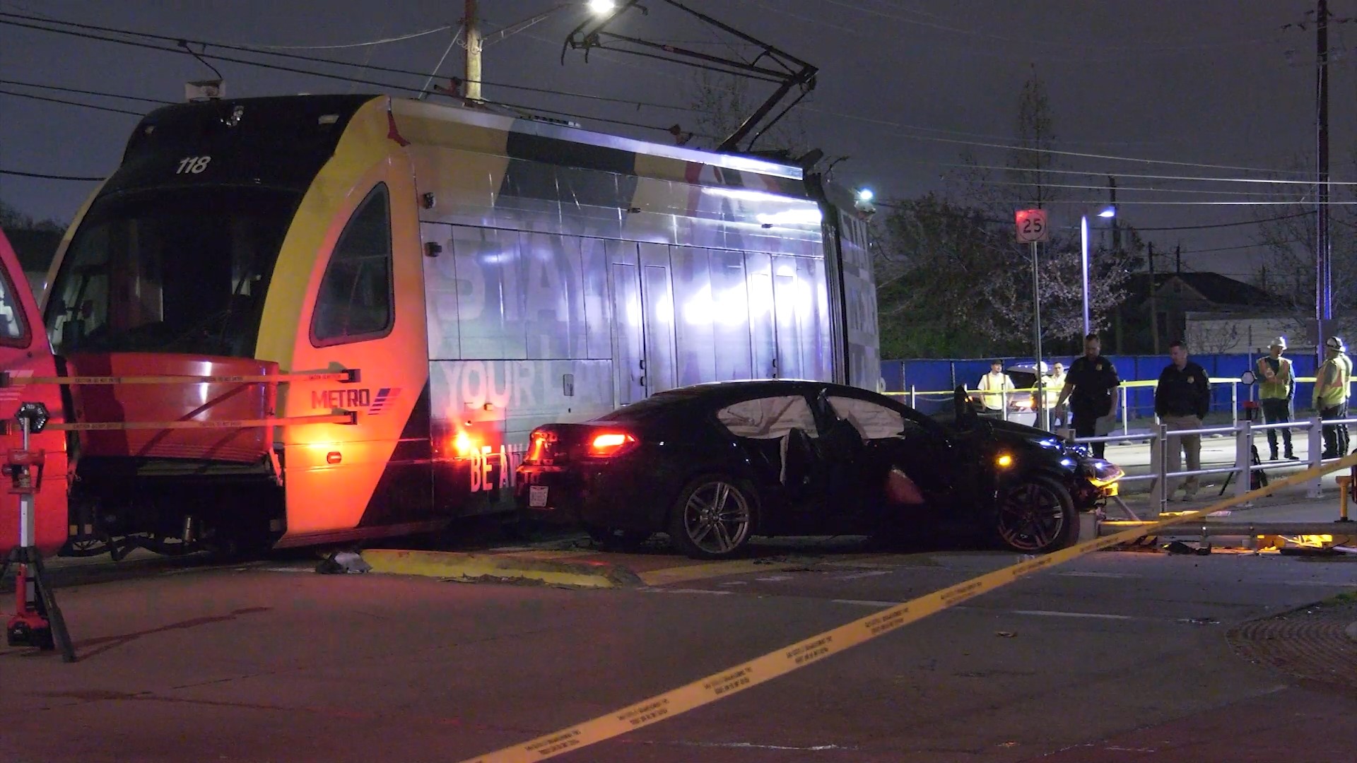 METRO said it will be running shuttle buses in the area to help people get around as they work to get the red line running.