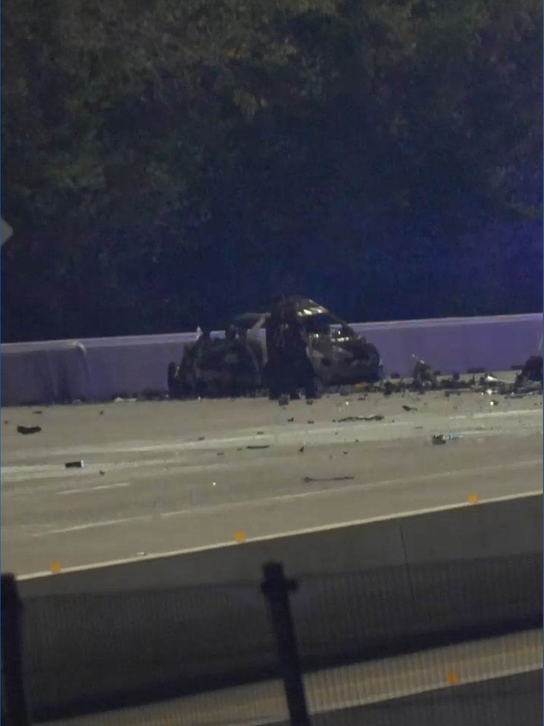 2 dead in fiery wrong-way crash on Katy Freeway, police say | khou.com