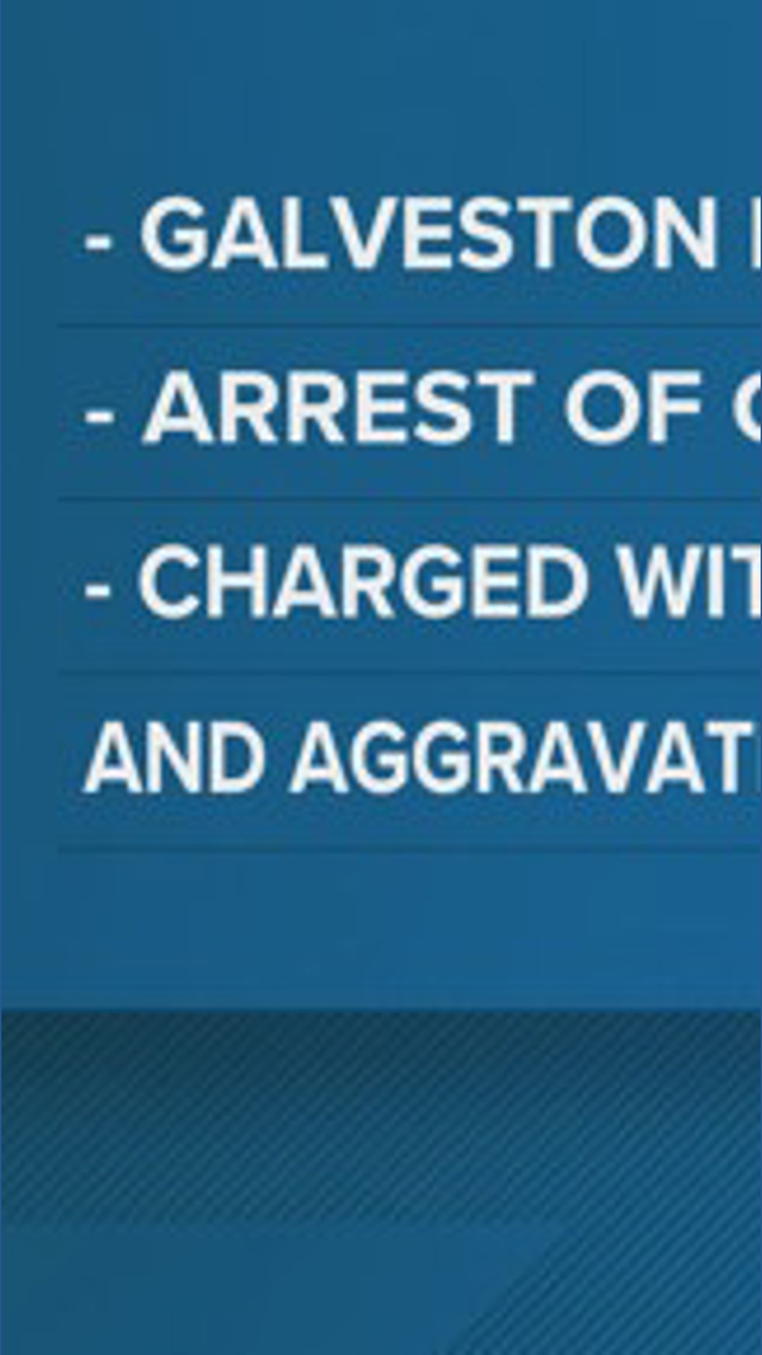 Galveston police to give update after man arrested on kidnapping ...