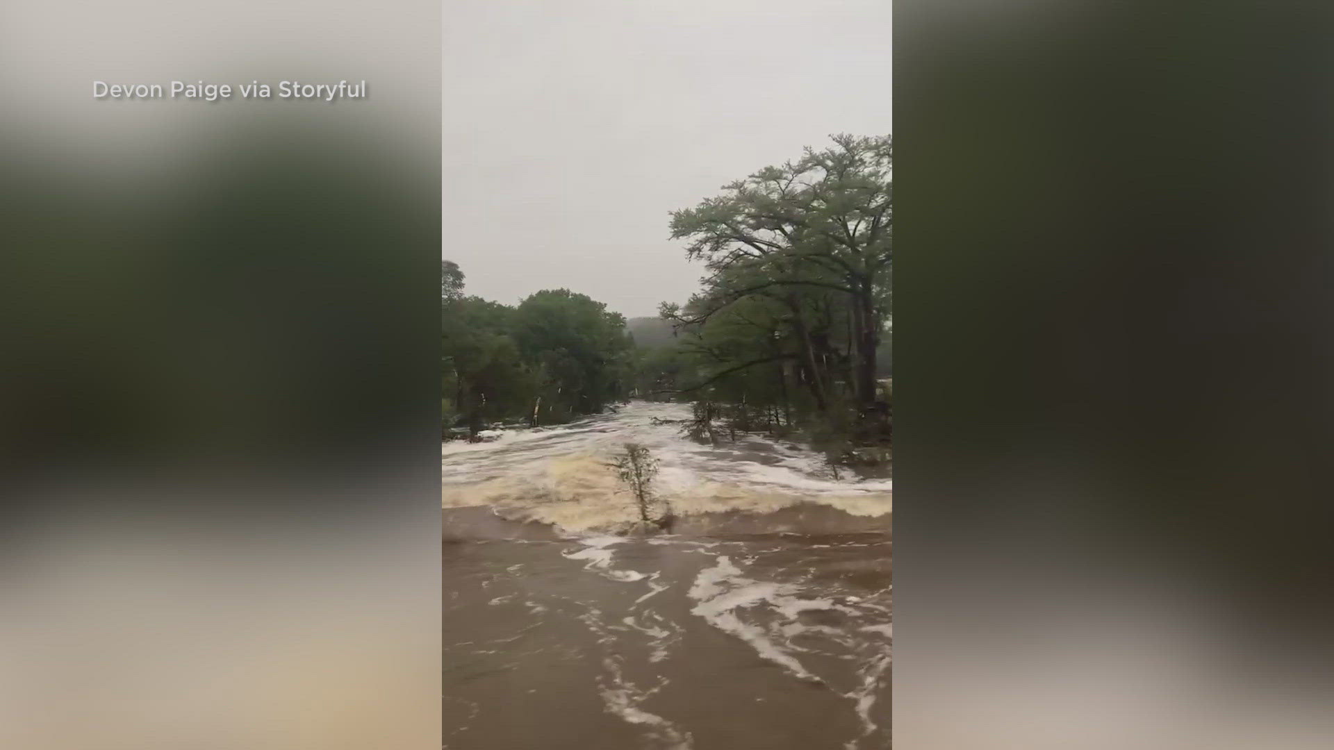Devon Paige Williams captured this video aboard one of the buses that was taking the girls to safety. 