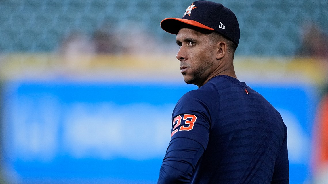 Houston Astros Outfielder Michael Brantley Hits First Home Run