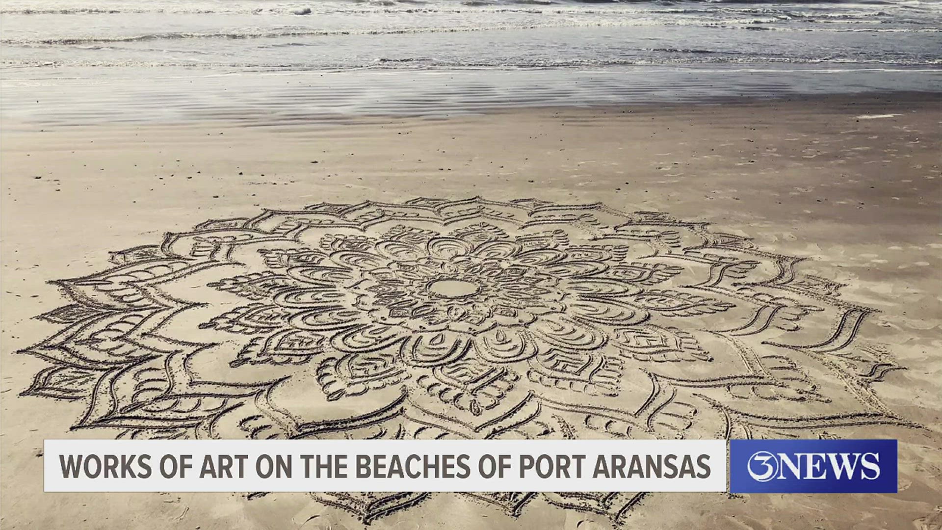 If you happen to be on the beaches of Port Aransas when the sun comes up, you just might see some one-of-a-kind (and very temporary) works of art in the sand.