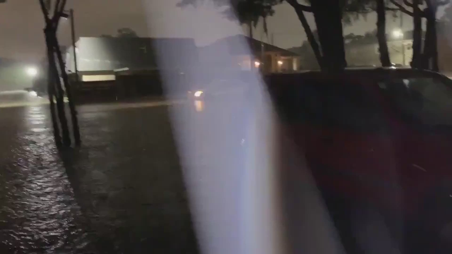A producer shot this video outside her apartment complex in Beaumont off Crow Road at about 8:40 p.m. on 8/19.