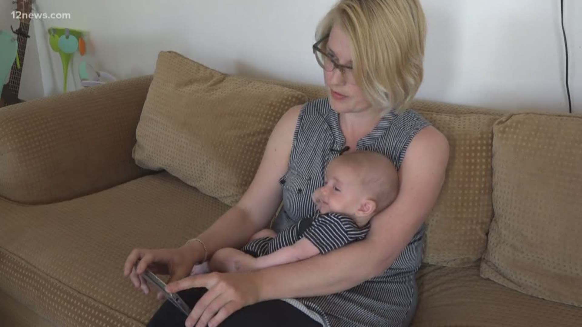 A Tempe mom was breastfeeding her newborn while visiting her third-grade daughter at Kieva Elementary. The mother says she was confronted over the breastfeeding by school officials, but she says she has the right to breastfeed anywhere in public.