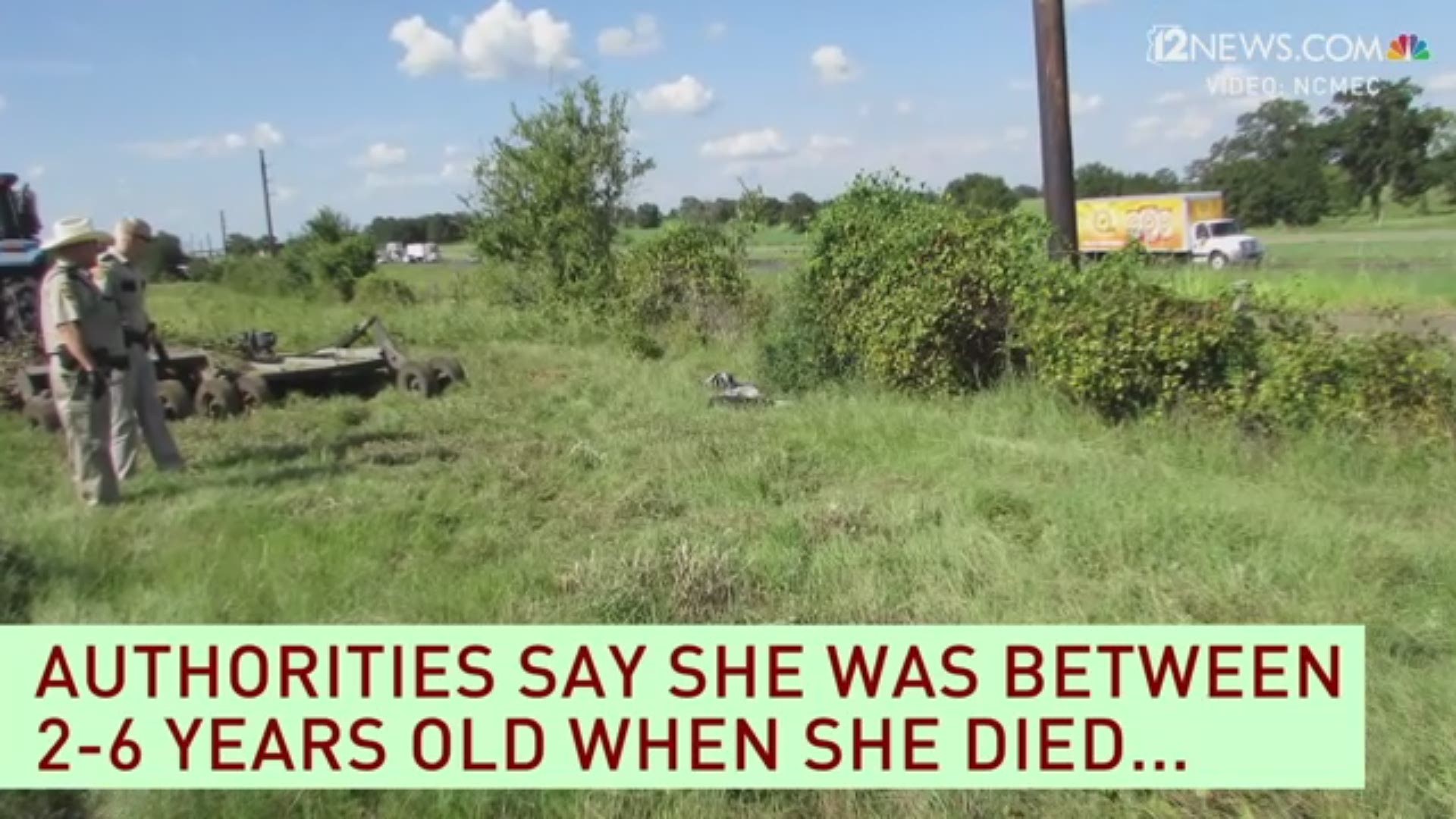 The unidentified girl's skeletal remains were found in Madisonville, Texas, on Sept. 17, 2016.
