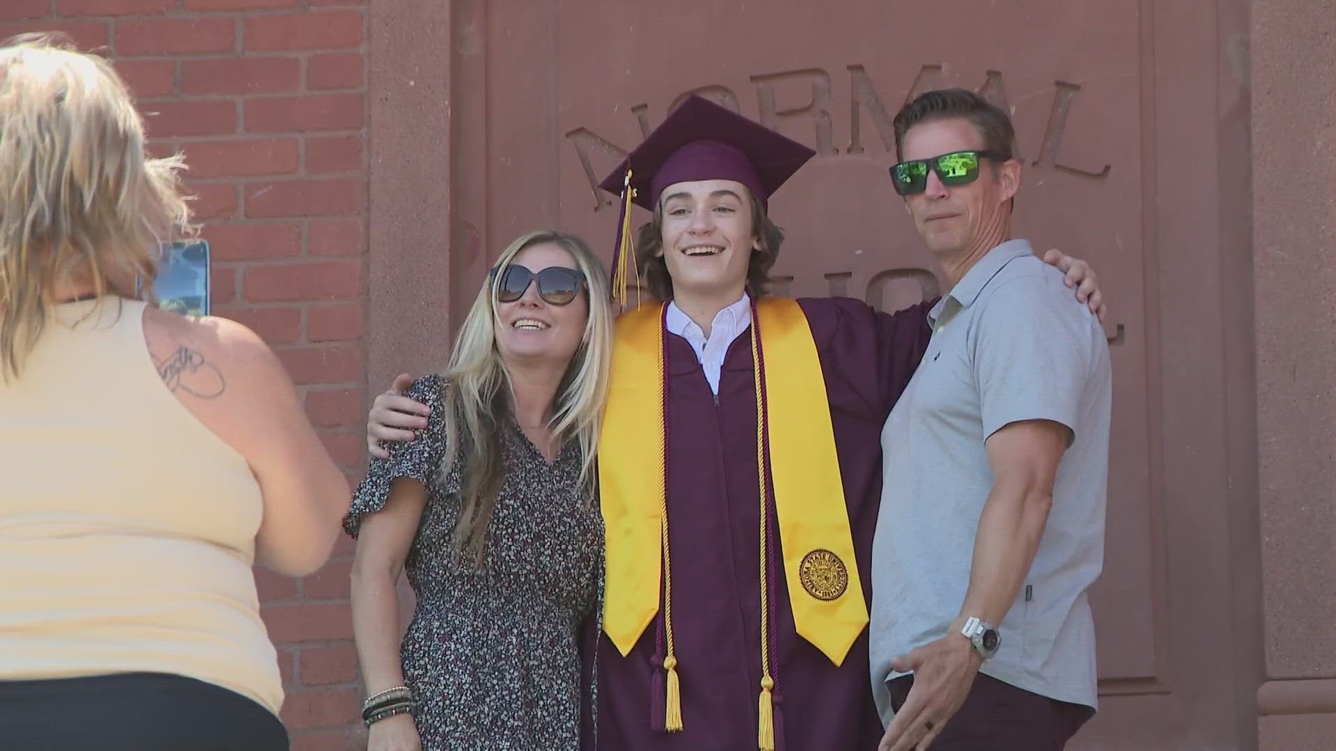 Gavin is expected to be the youngest student graduating from ASU this spring.