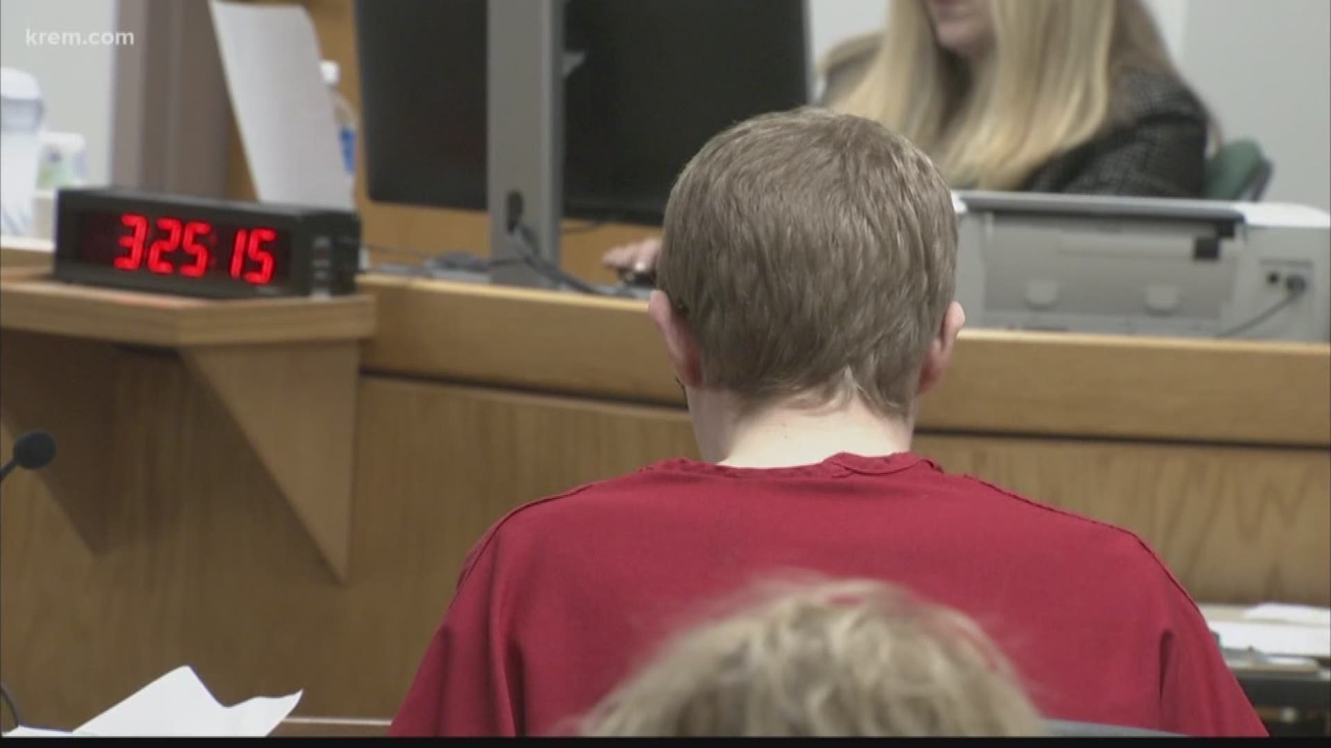KREM 2's Amanda Roley was in the courtroom for the sentencing.