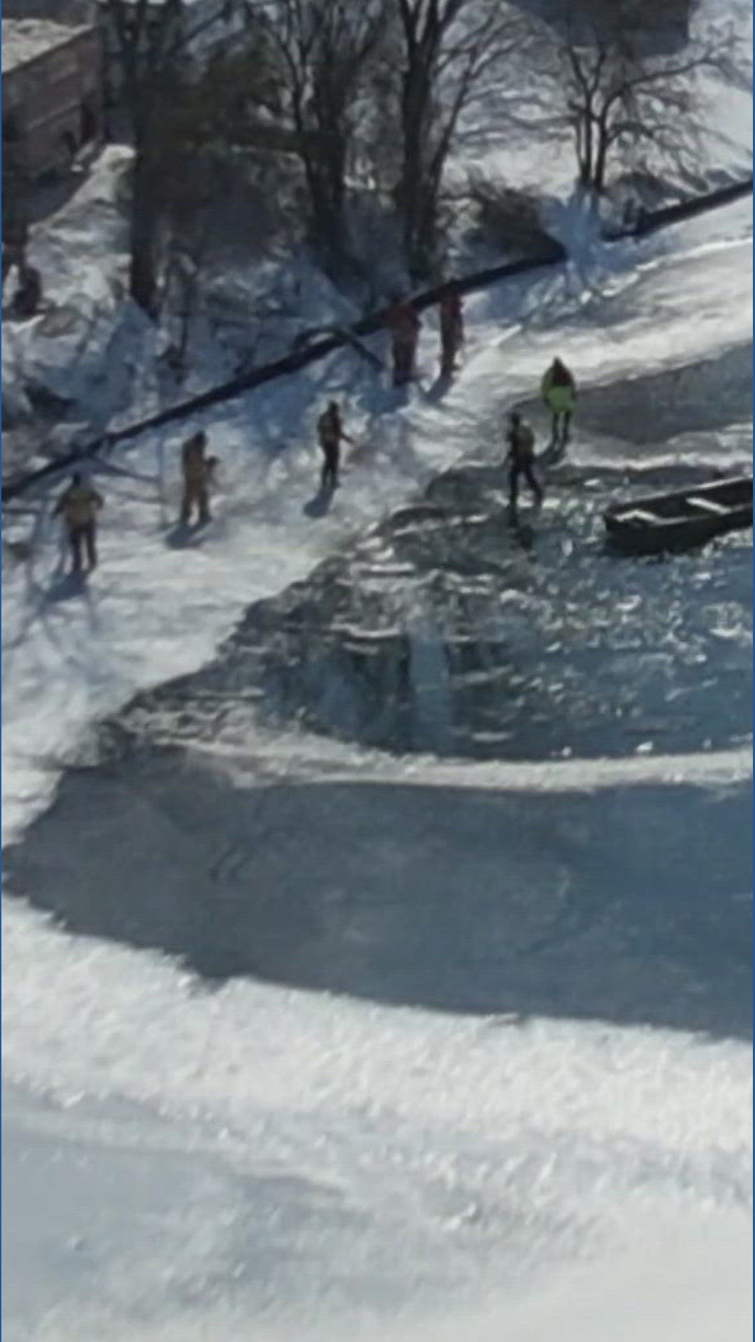 A man fell through the ice while trying to rescue his dog on a hunting ...