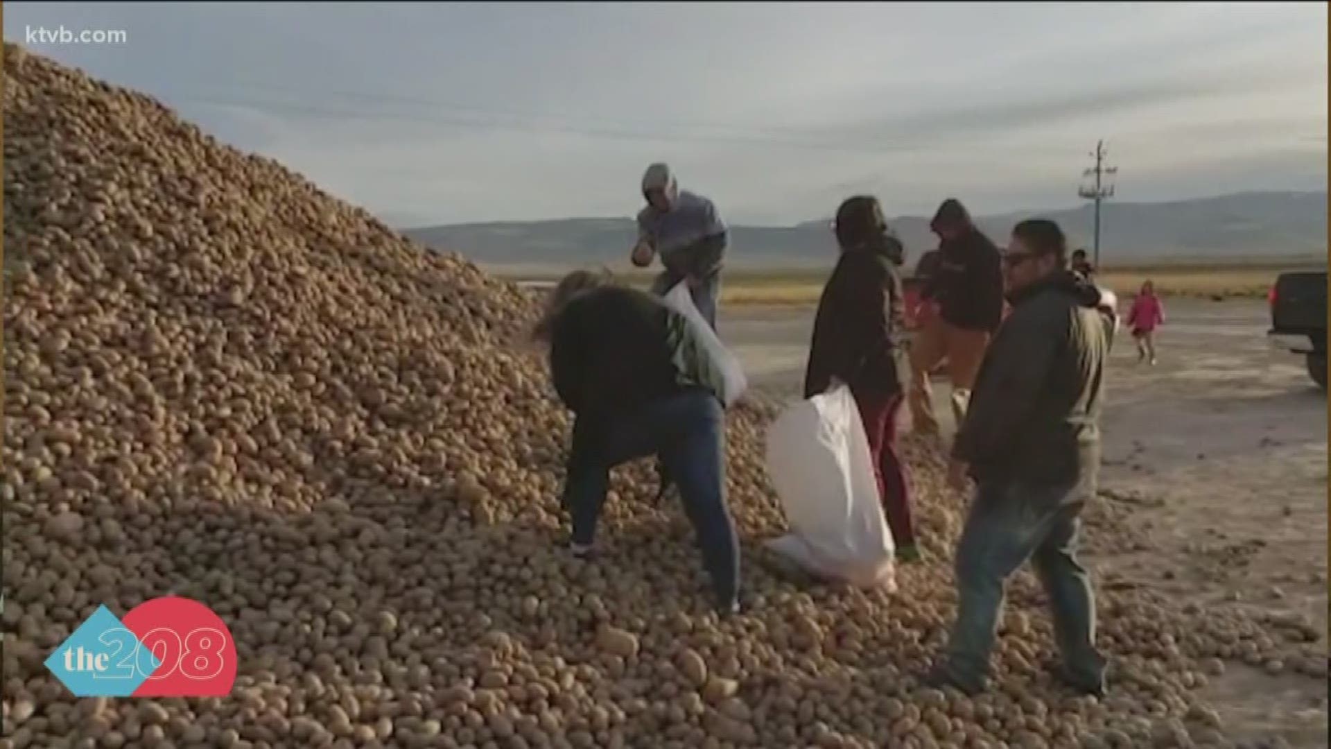 Cranney Farms in Oakley has thousands of potatoes they were expecting to sell. Instead of dumping them, they gave them away.