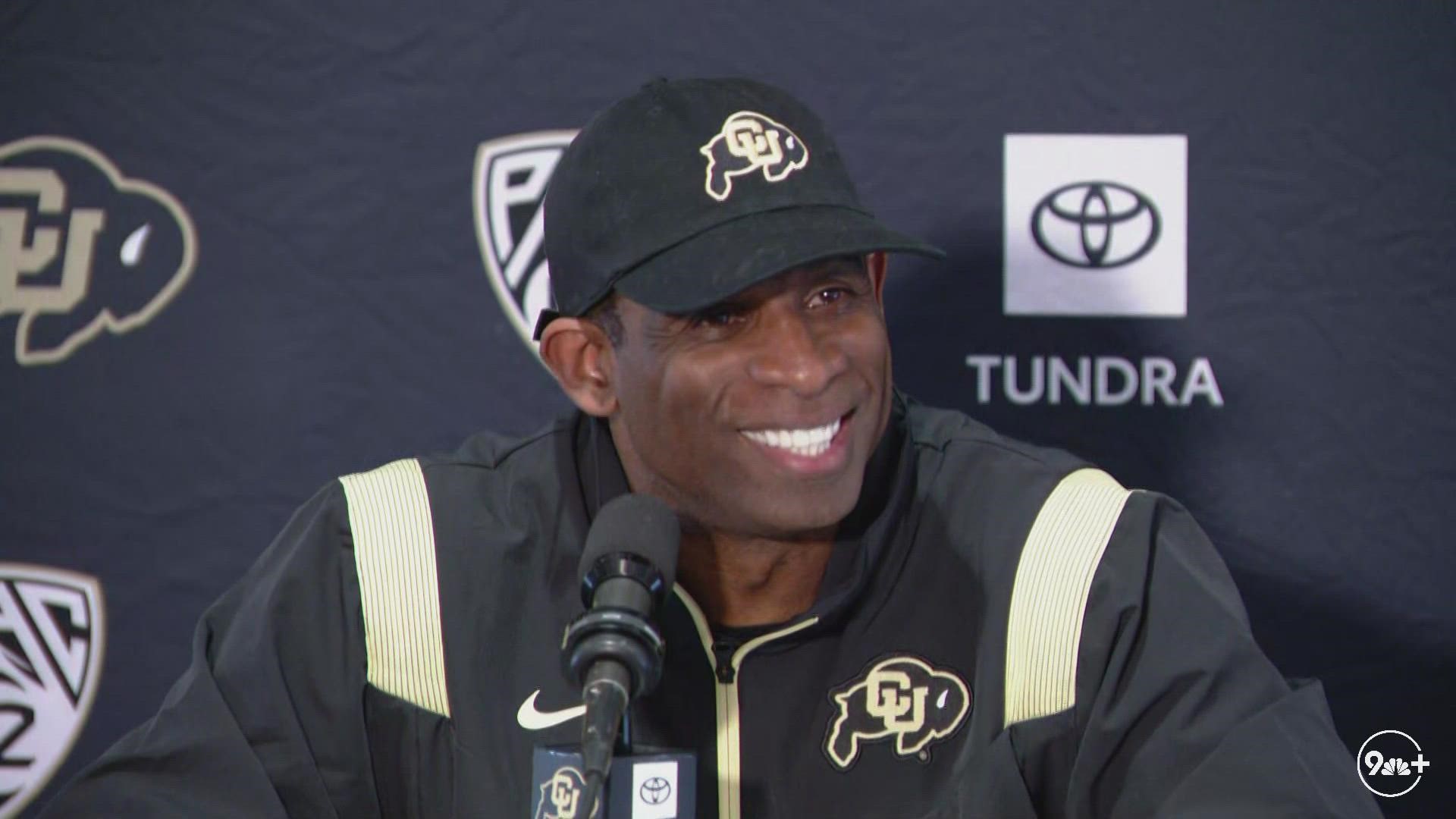 New head football coach Deion "Coach Prime" Sanders and CU Athletics hosted a news conference Wednesday.