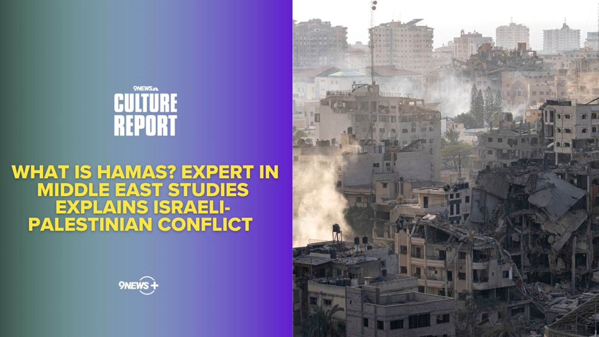 In this week's Culture Report: DU Professor Micheline Ishay discusses the conflict between Israel and the Palestinian militant group Hamas.