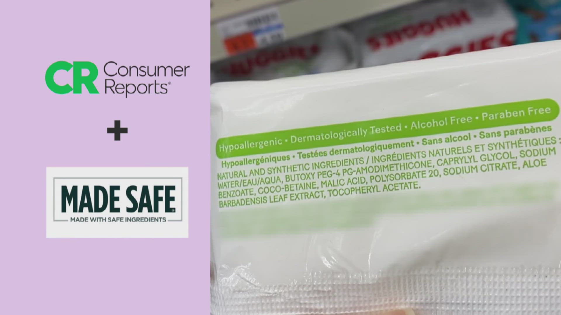 Our partners at Consumer Reports took a close look at the ingredients in popular baby wipe brands that may pose a risk to your baby and the planet.