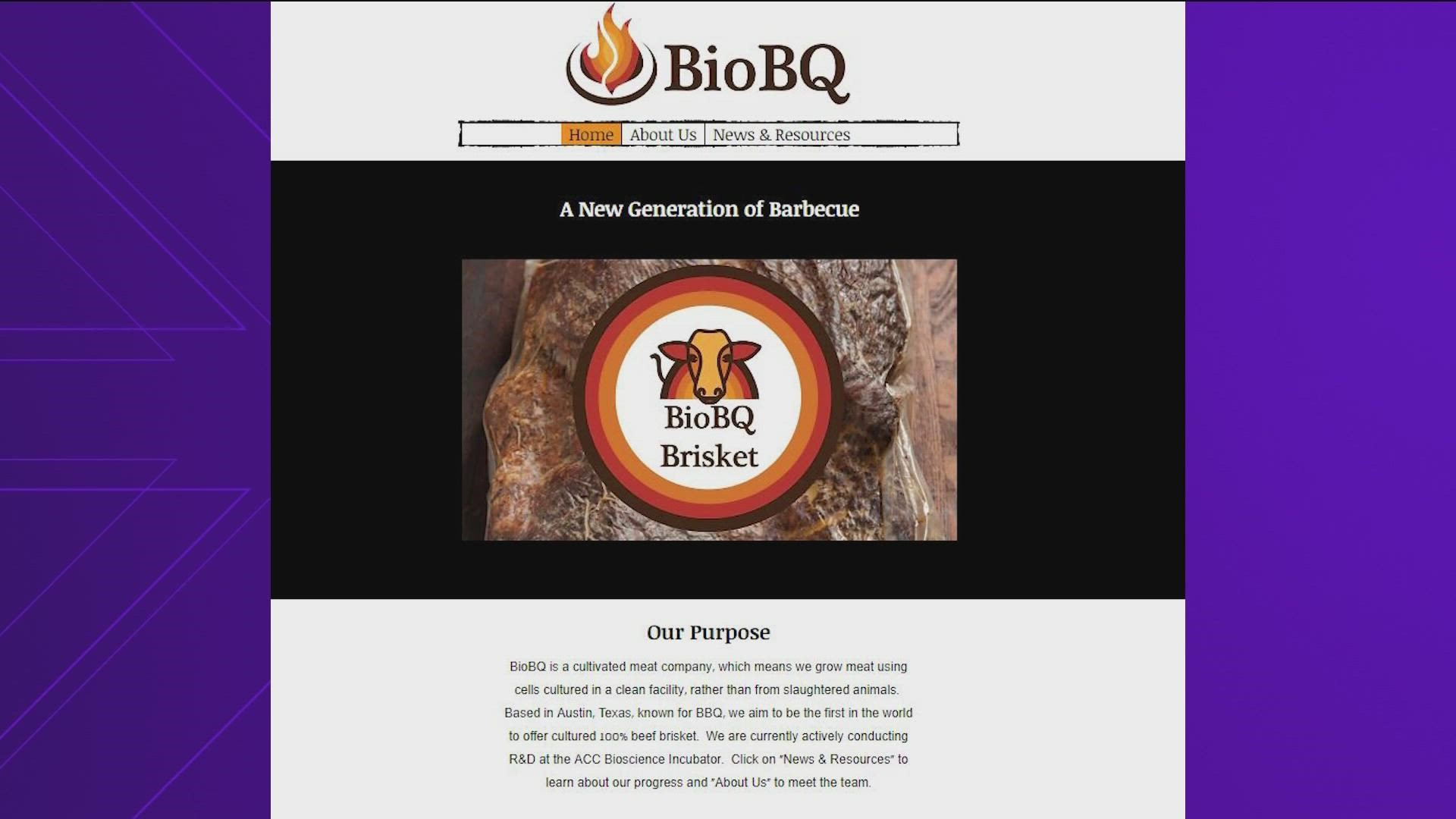 BioBQ has been working to bring its brisket to the market, which is made from cultured cells instead of slaughtered animals.