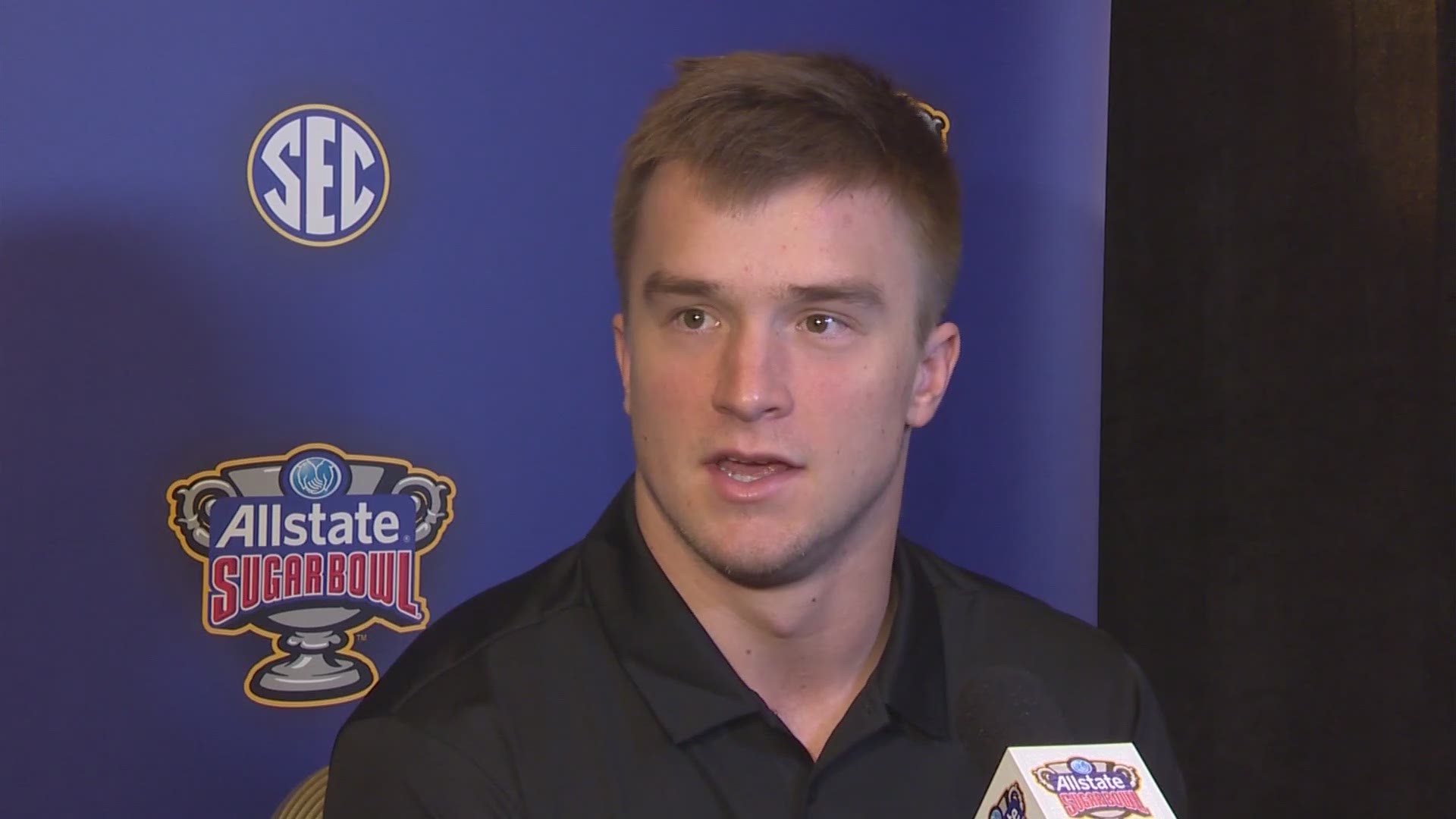 Sam Ehlinger reacts to playing in Drew Brees' house